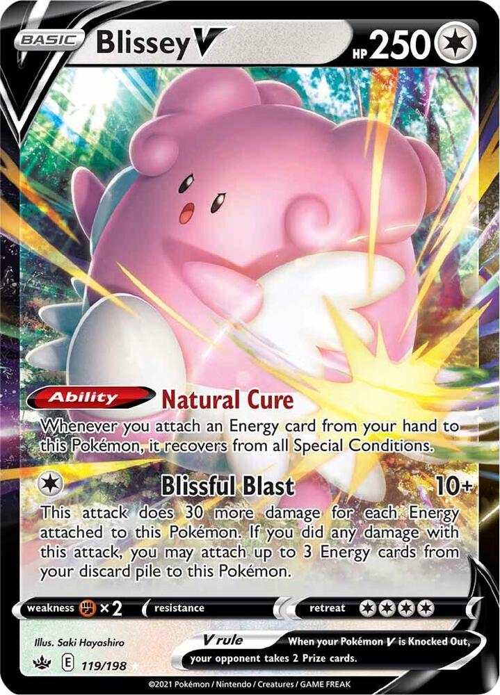 Blissey V 119/198 - Monster Mart - Pokémon Cards Australia