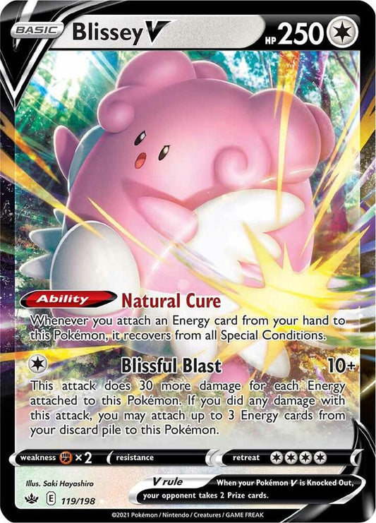 Blissey V 119/198 - Monster Mart - Pokémon Cards Australia