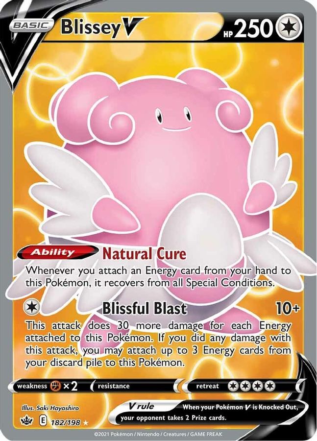 Blissey V 182/198 - Monster Mart - Pokémon Cards Australia