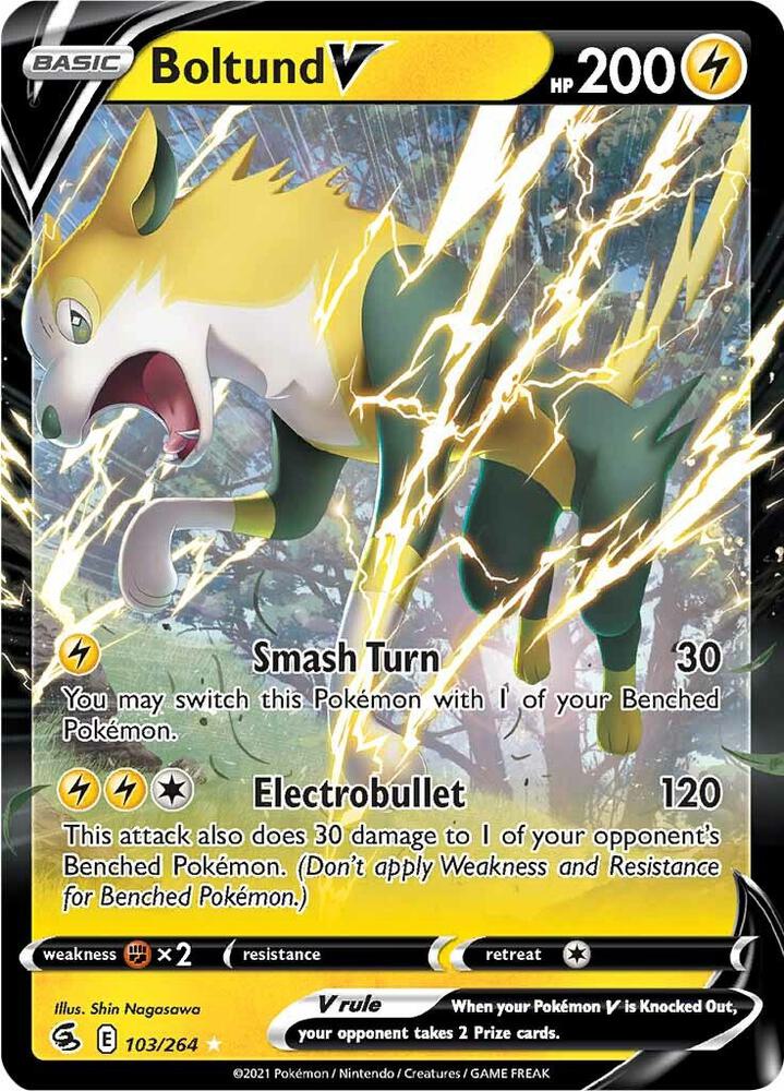 Boltund V 103/264 - Monster Mart - Pokémon Cards Australia