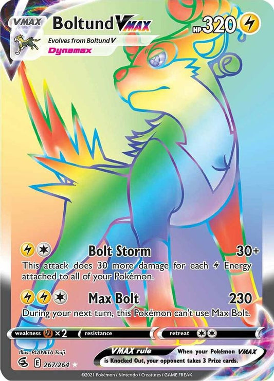Boltund VMAX 267/264 - Monster Mart - Pokémon Cards Australia