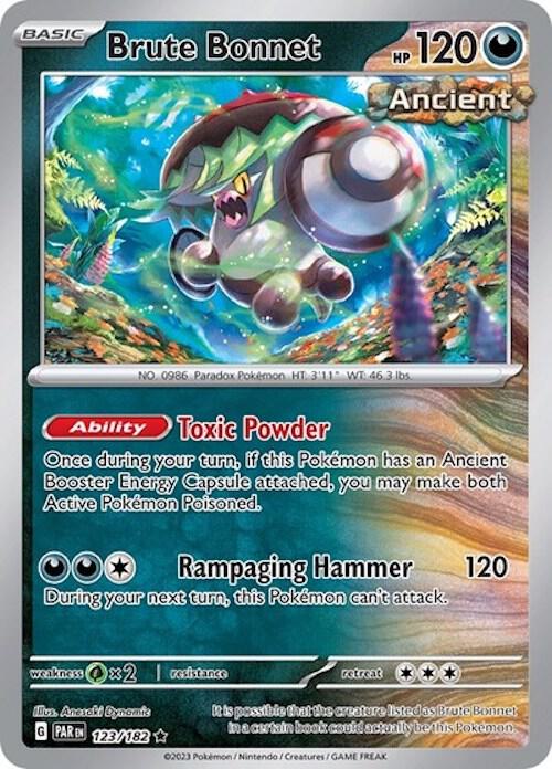 Brute Bonnet 123/182 Cosmos Holo - Monster Mart - Pokémon Cards Australia