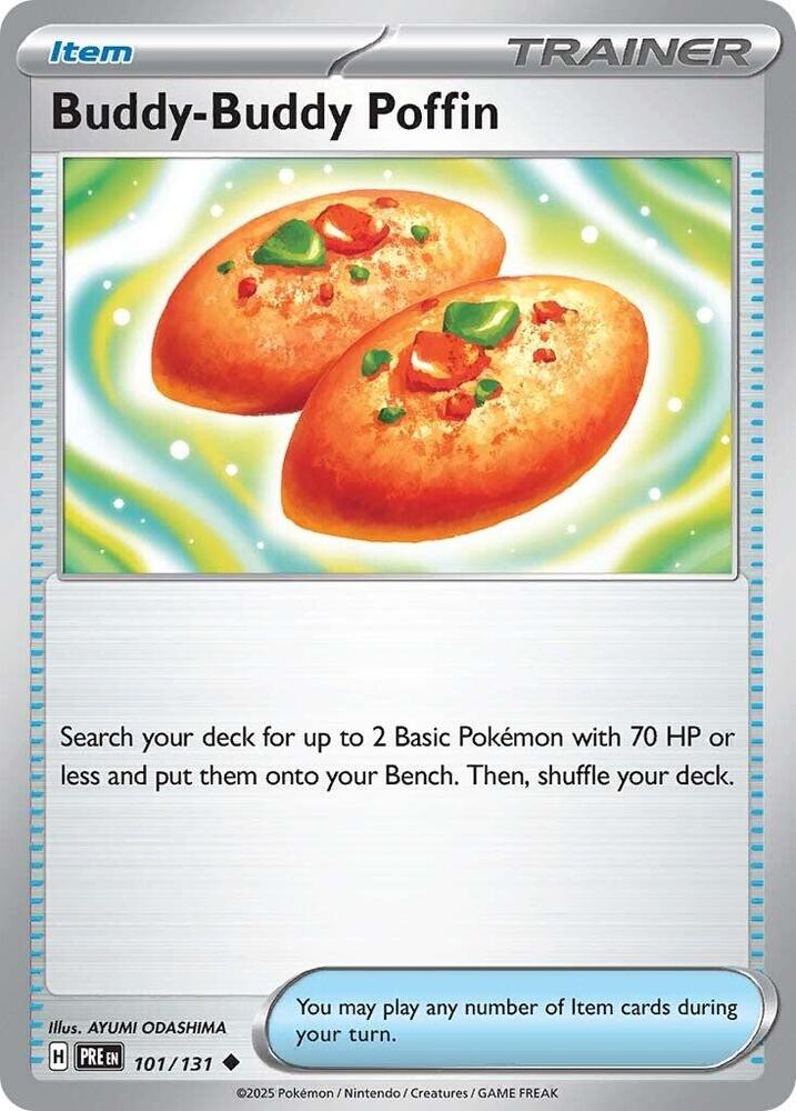 Buddy - Buddy Poffin Reverse Holo 101/131 - Monster Mart - Pokémon Cards Australia