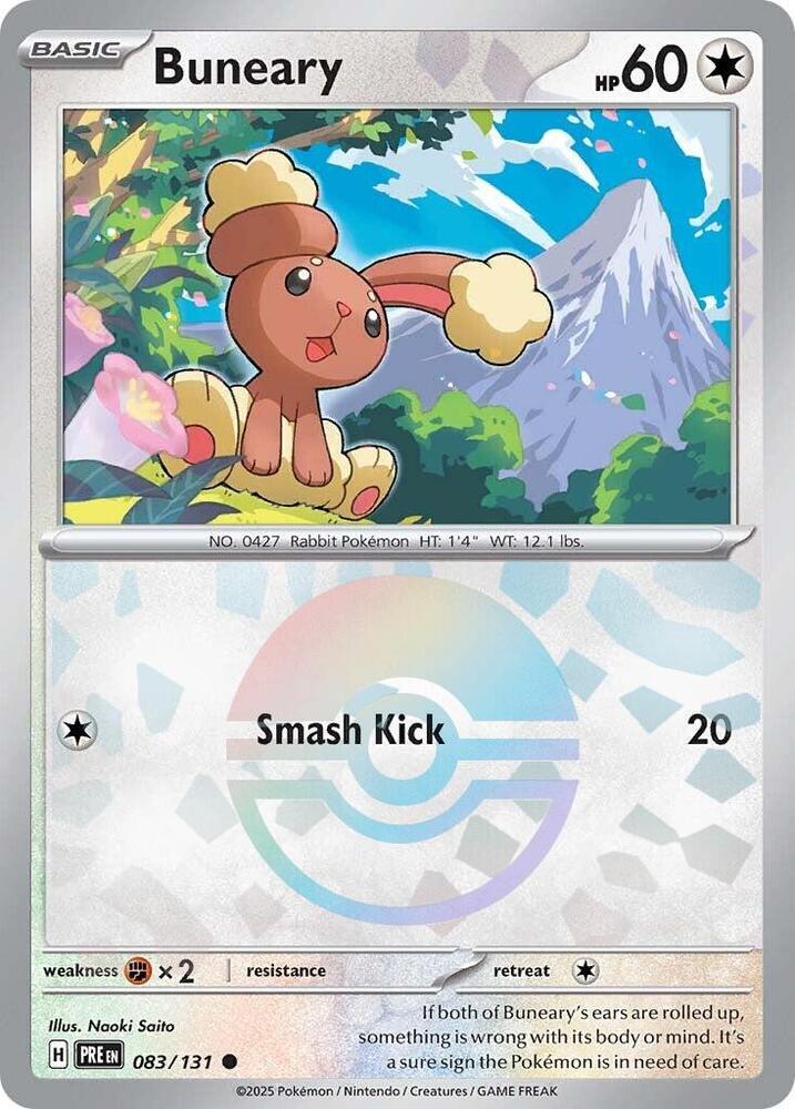 Buneary 083/131 Poke Ball - Monster Mart - Pokémon Cards Australia