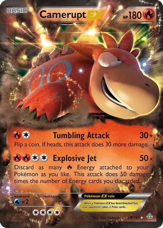 Camerupt EX 29/160 - Monster Mart - Pokémon Cards Australia