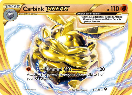 Carbink BREAK 51/124 - Monster Mart - Pokémon Cards Australia