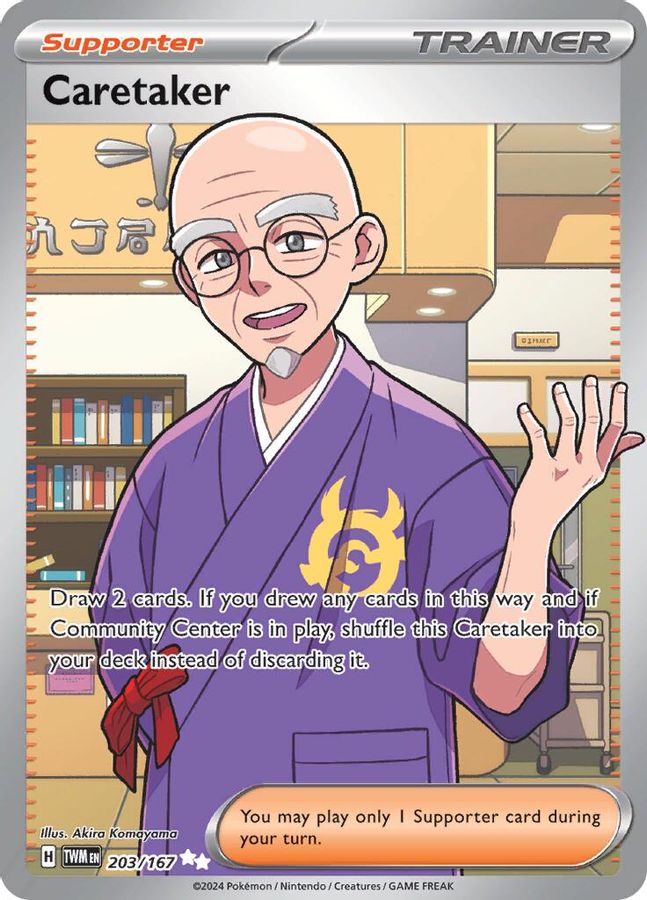 Caretaker 203/167 - Monster Mart - Pokémon Cards Australia