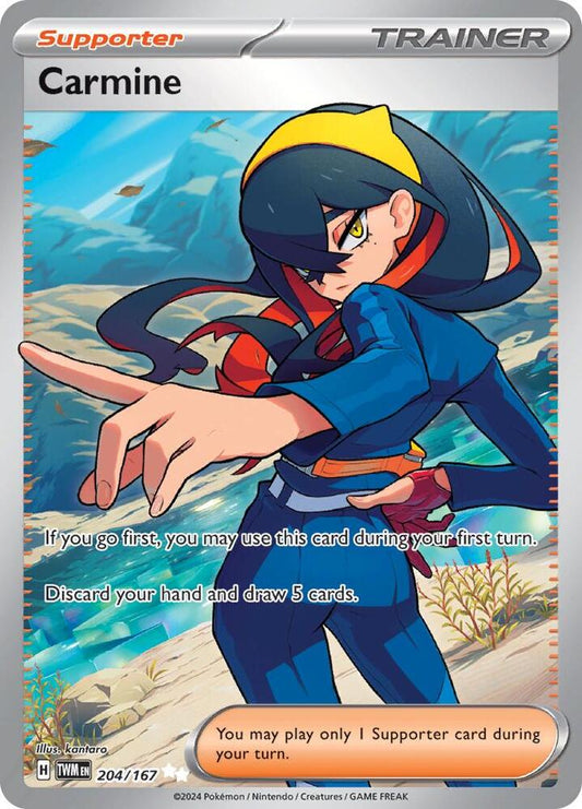 Carmine 204/167 - Monster Mart - Pokémon Cards Australia