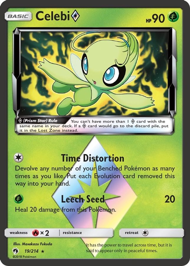Celebi 19/214 - Monster Mart - Pokémon Cards Australia