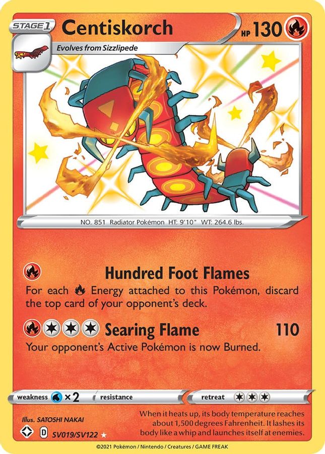 Centiskorch SV019/SV122 - Monster Mart - Pokémon Cards Australia