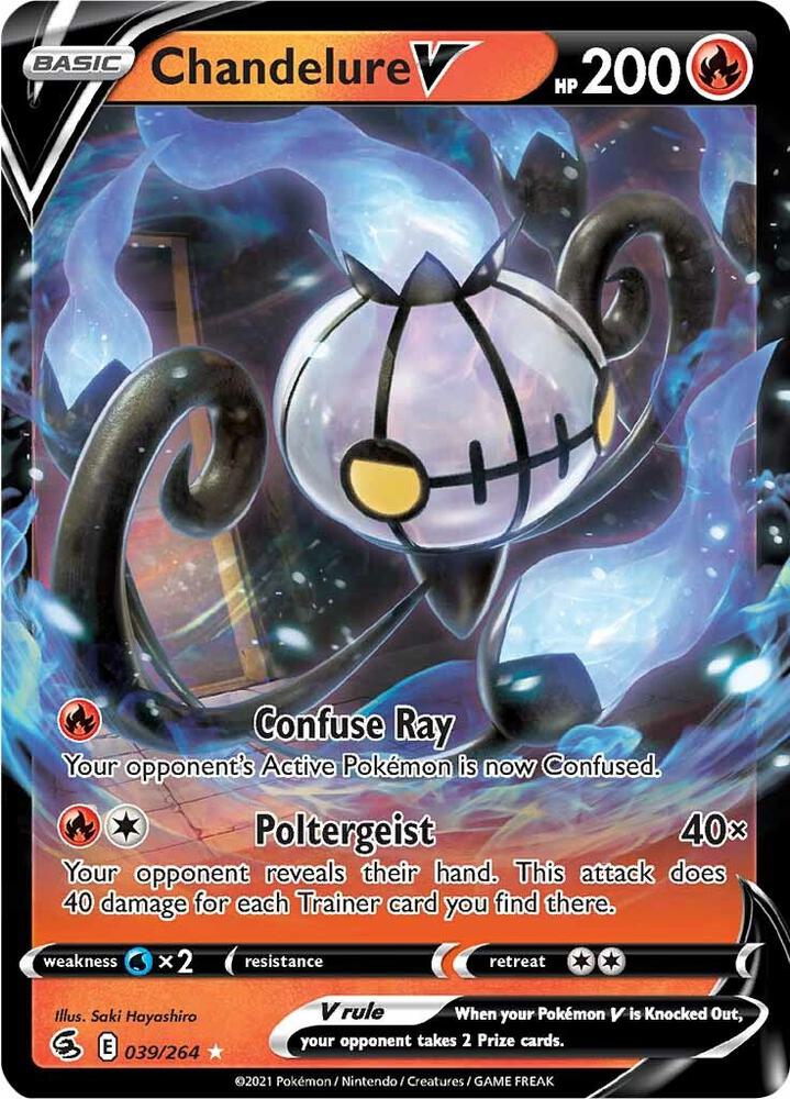 Chandelure V 039/264 - Monster Mart - Pokémon Cards Australia