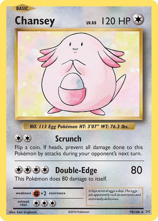 Chansey Holo 70/108 - Monster Mart - Pokémon Cards Australia