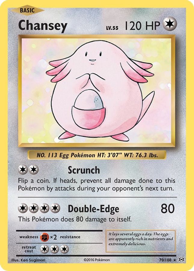 Chansey Holo 70/108 - Monster Mart - Pokémon Cards Australia