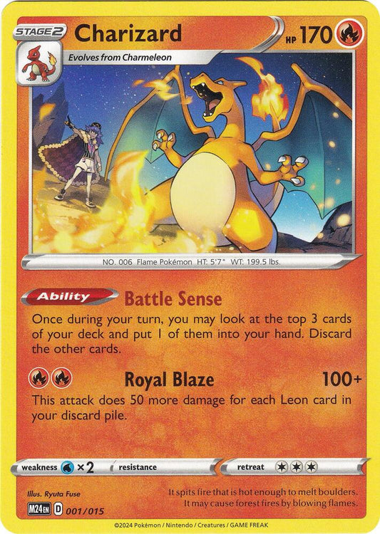 Charizard 001/015 - Monster Mart - Pokémon Cards Australia