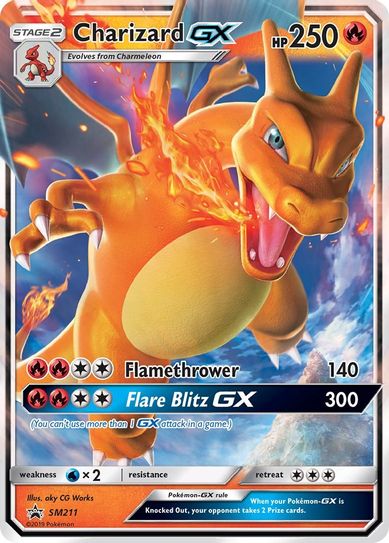 Charizard GX SM211 - Monster Mart - Pokémon Cards Australia