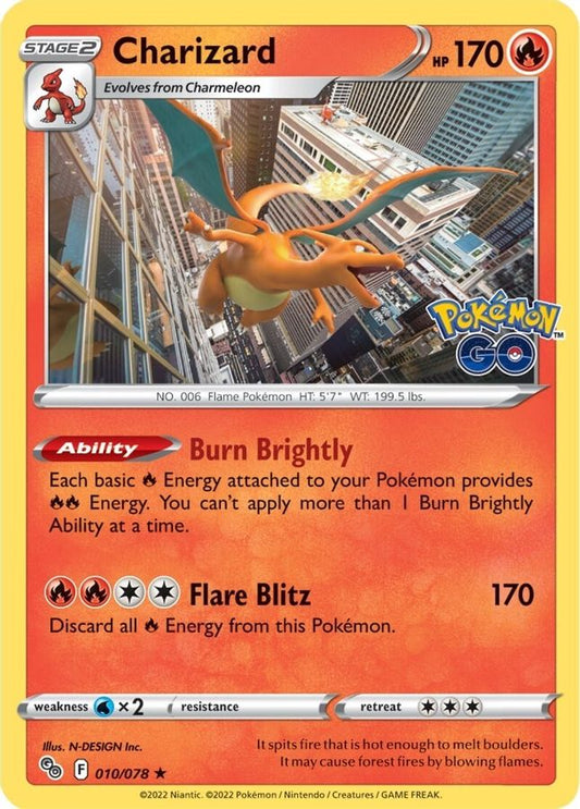 Charizard Holo 010/078 - Monster Mart - Pokémon Cards Australia