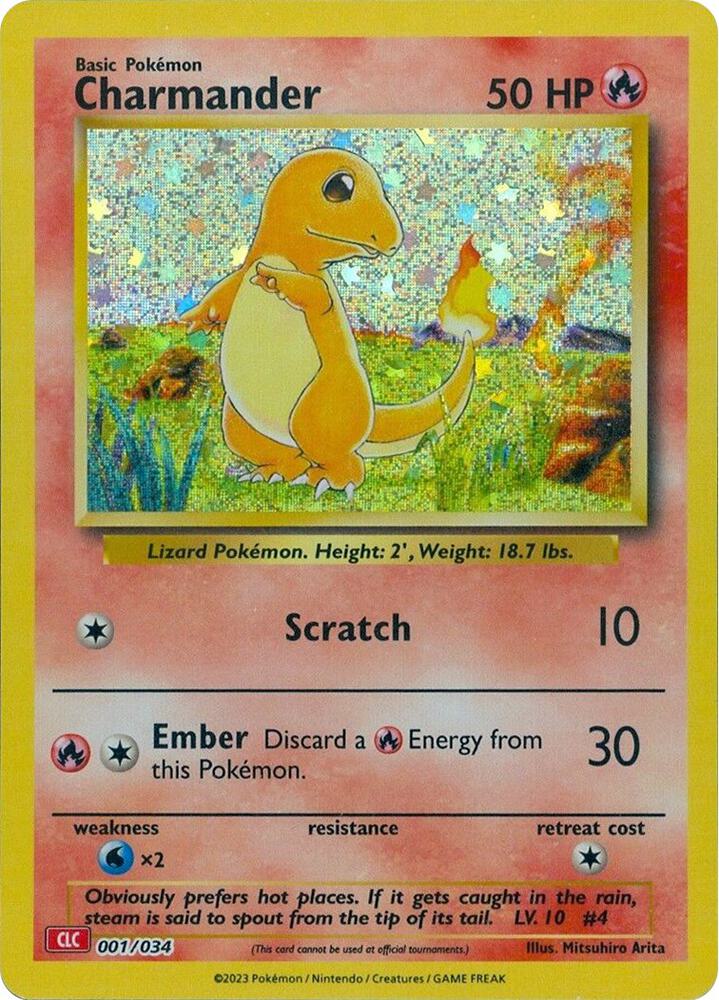 Charmander 001/034 (CLC) - Monster Mart - Pokémon Cards Australia