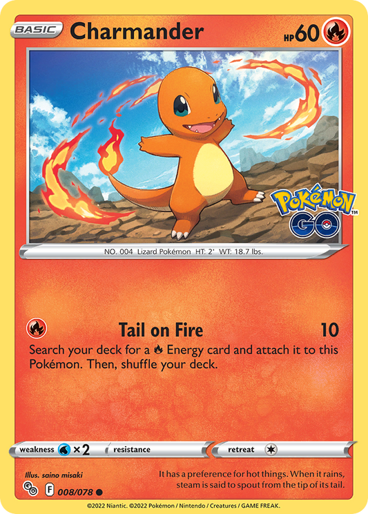 Charmander 008/078 Common - Monster Mart - Pokémon Cards Australia