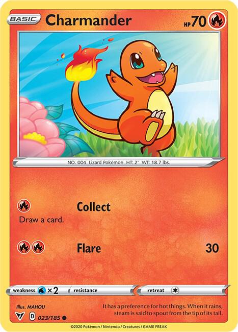 Charmander 023/185 Non - Holo - Monster Mart - Pokémon Cards Australia