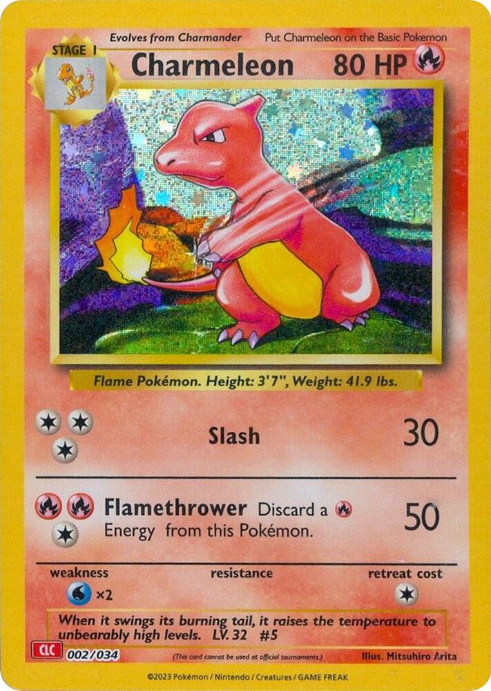 Charmeleon 002/034 (CLC) - Monster Mart - Pokémon Cards Australia