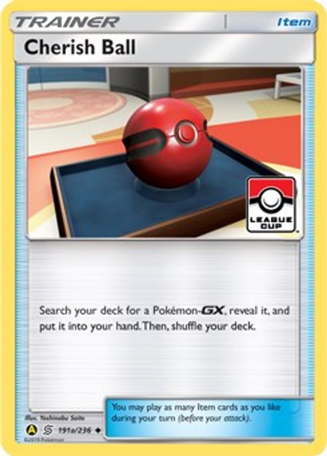 Cherish Ball 191a/236 League Cup - Monster Mart - Pokémon Cards Australia