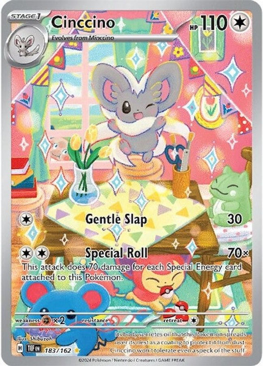 Cinccino 183/162 - Monster Mart - Pokémon Cards Australia