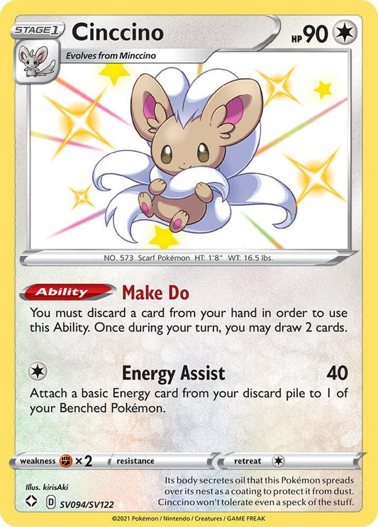 Cinccino SV094/SV122 - Monster Mart - Pokémon Cards Australia