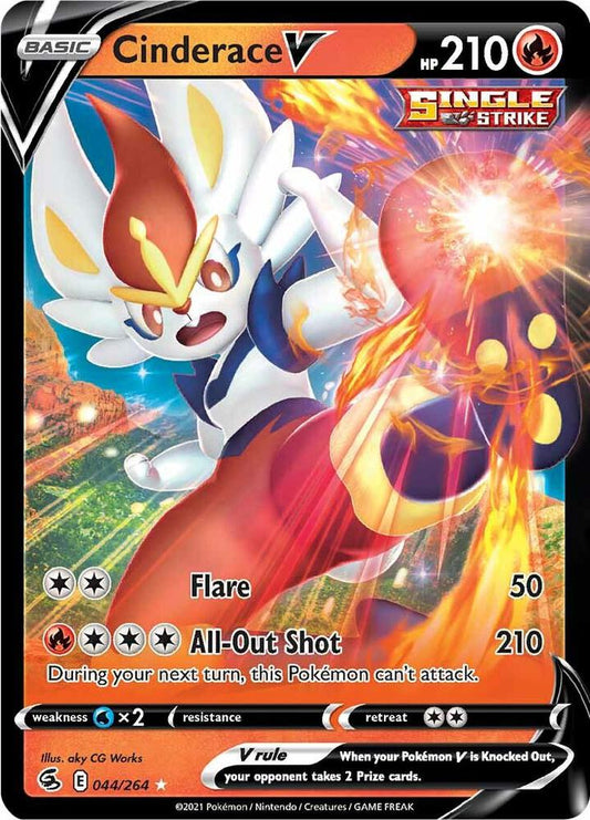 Cinderace V 044/264 - Monster Mart - Pokémon Cards Australia