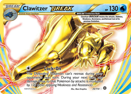 Clawitzer BREAK 35/114 - Monster Mart - Pokémon Cards Australia