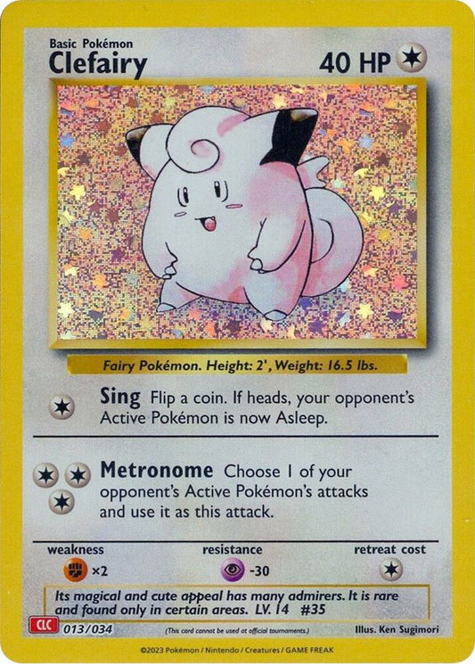 Clefairy 013/034 (CLC) - Monster Mart - Pokémon Cards Australia