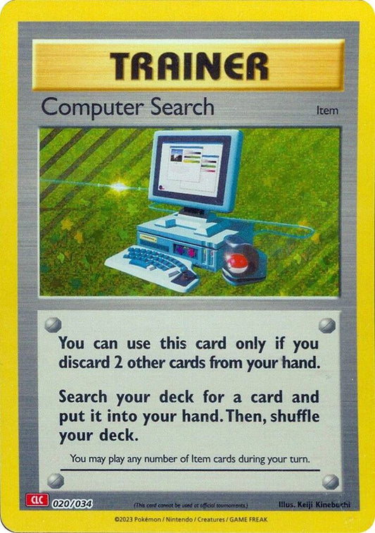 Computer Search 020/034 (CLC) - Monster Mart - Pokémon Cards Australia