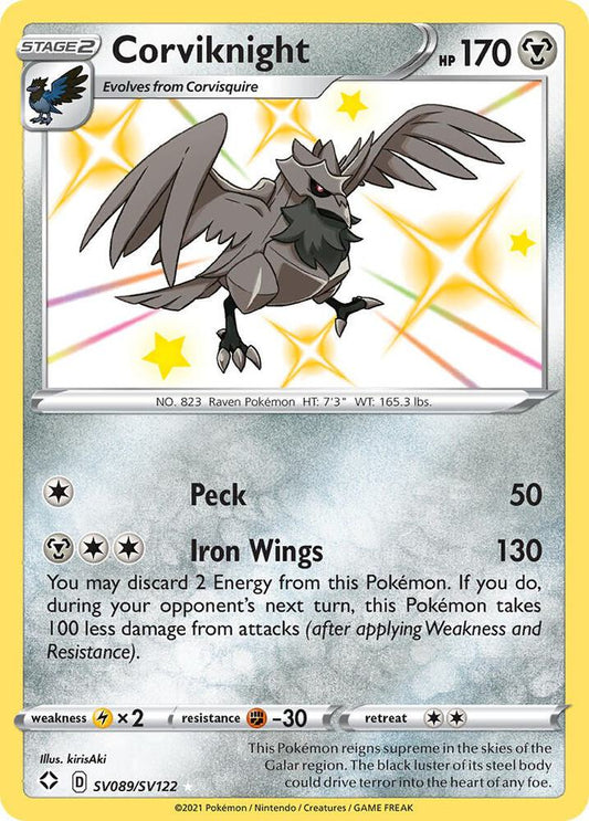 Corviknight SV089/SV122 - Monster Mart - Pokémon Cards Australia
