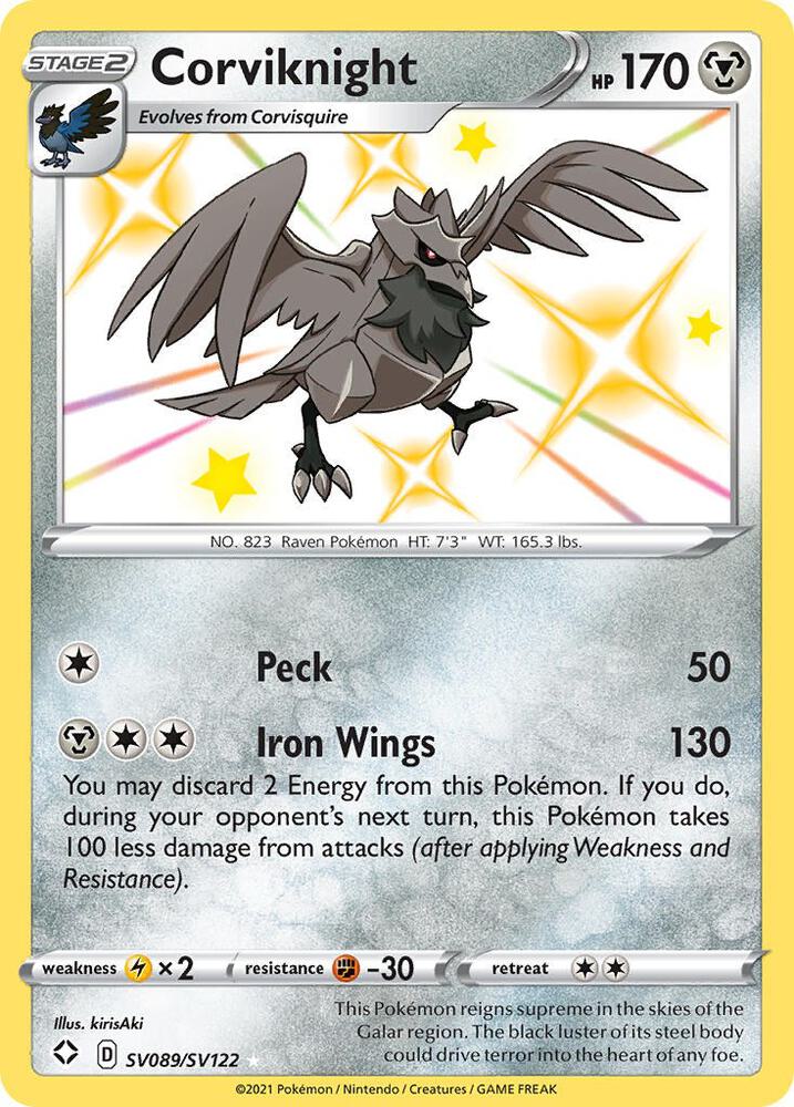 Corviknight SV089/SV122 - Monster Mart - Pokémon Cards Australia