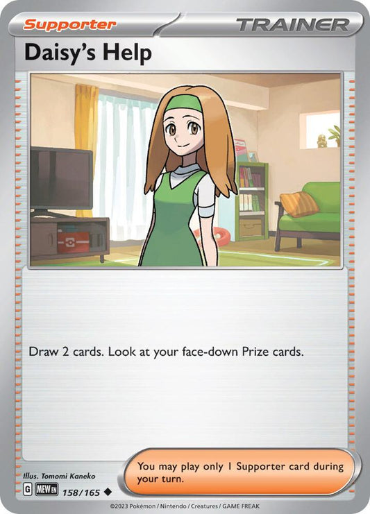 Daisy's Help Reverse Holo 158/165 - Monster Mart - Pokémon Cards Australia