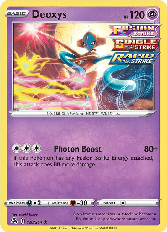 Deoxys Holo 120/264 - Monster Mart - Pokémon Cards Australia