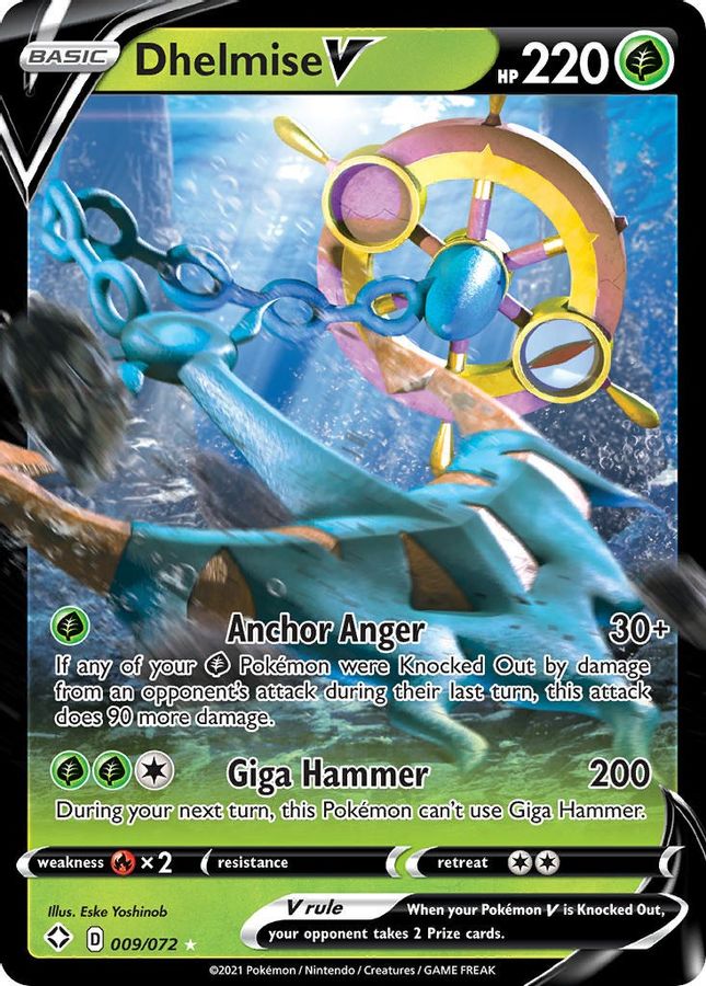 Dhelmise V 009/072 - Monster Mart - Pokémon Cards Australia