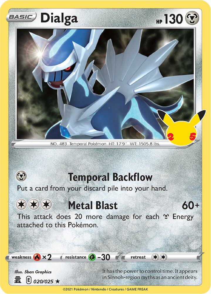 Dialga 020/025 - Monster Mart - Pokémon Cards Australia