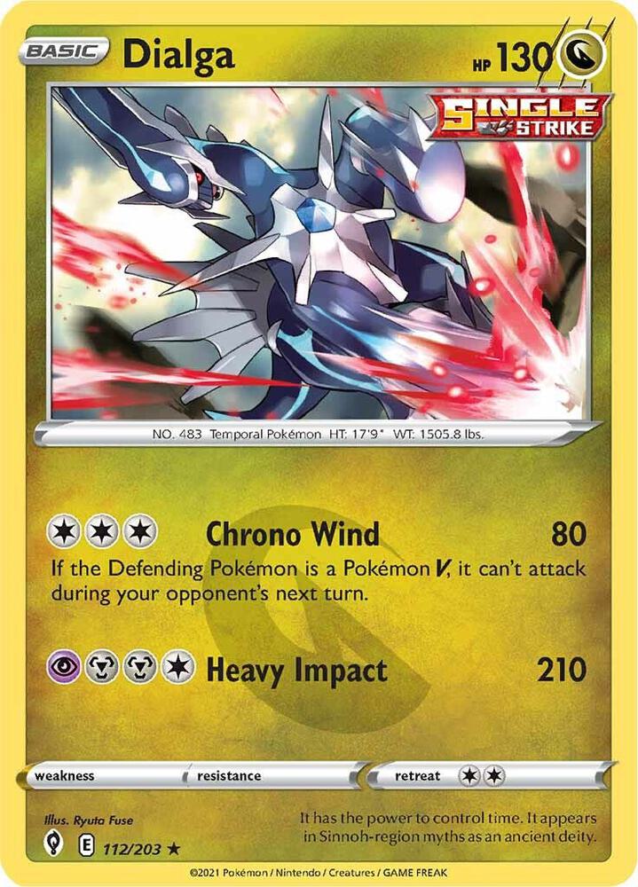 Dialga Holo 112/203 - Monster Mart - Pokémon Cards Australia
