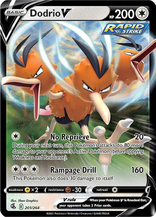 Dodrio V 201/264 - Monster Mart - Pokémon Cards Australia