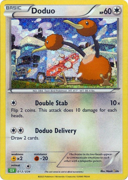 Doduo 013/034 (CLV) - Monster Mart - Pokémon Cards Australia