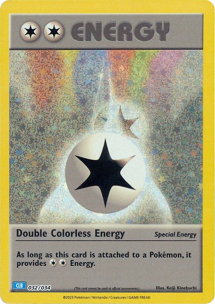 Double Colorless Energy 032/034 (CLB) - Monster Mart - Pokémon Cards Australia