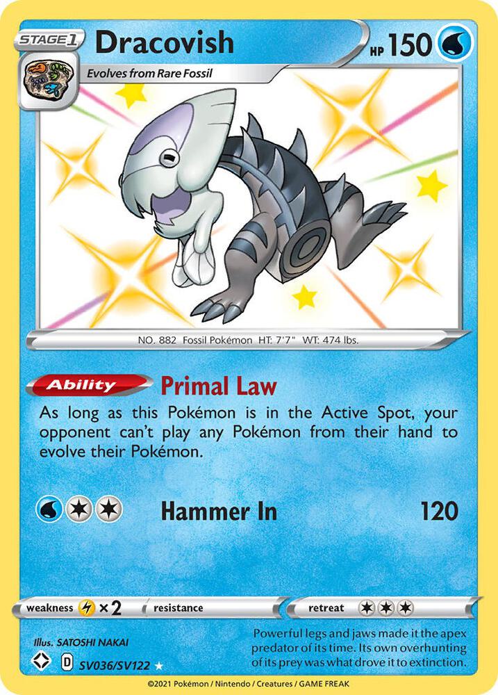 Dracovish SV036/SV122 - Monster Mart - Pokémon Cards Australia