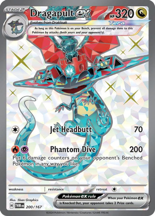 Dragapult EX 200/167 - Monster Mart - Pokémon Cards Australia