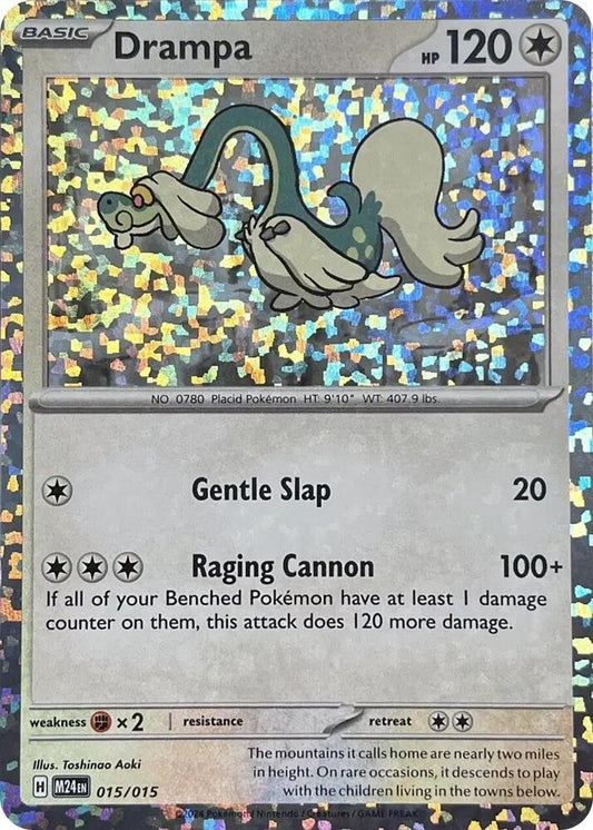 Drampa Holo 015/015 McDonald's Promo - Monster Mart - Pokémon Cards Australia