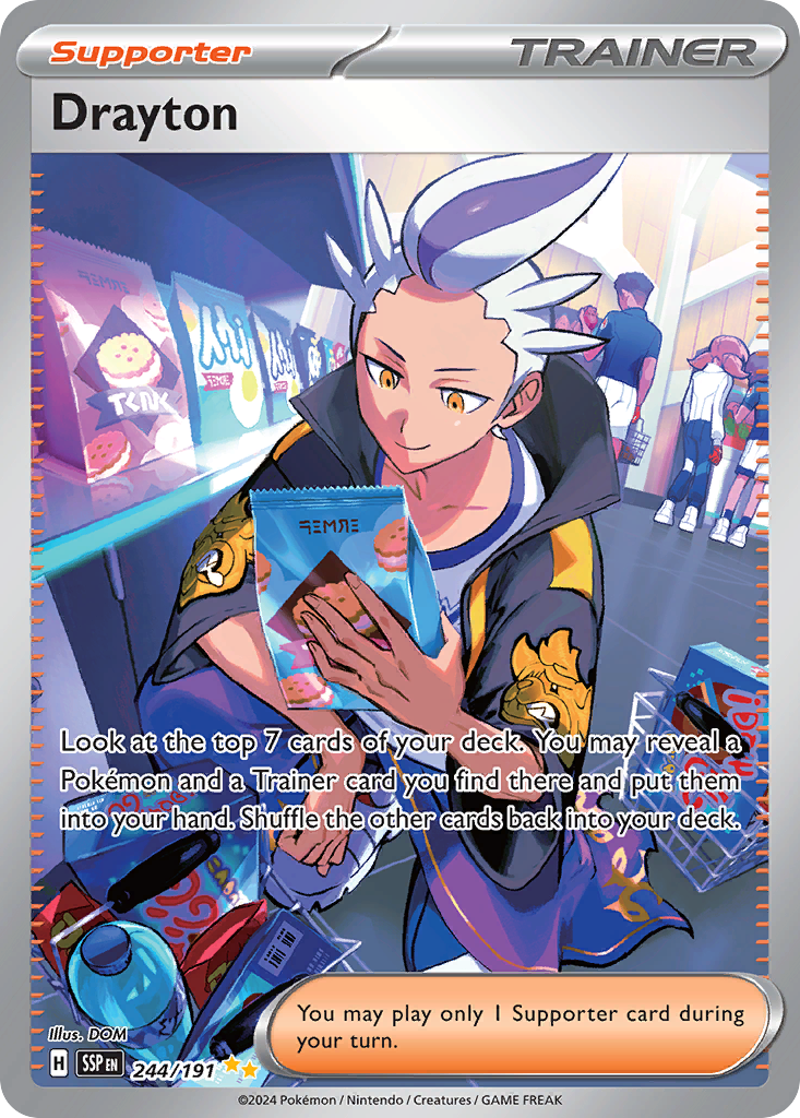 Drayton 244/191 - Monster Mart - Pokémon Cards Australia