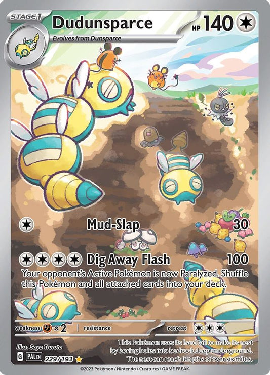 Dudunsparce 229/193 - Monster Mart - Pokémon Cards Australia
