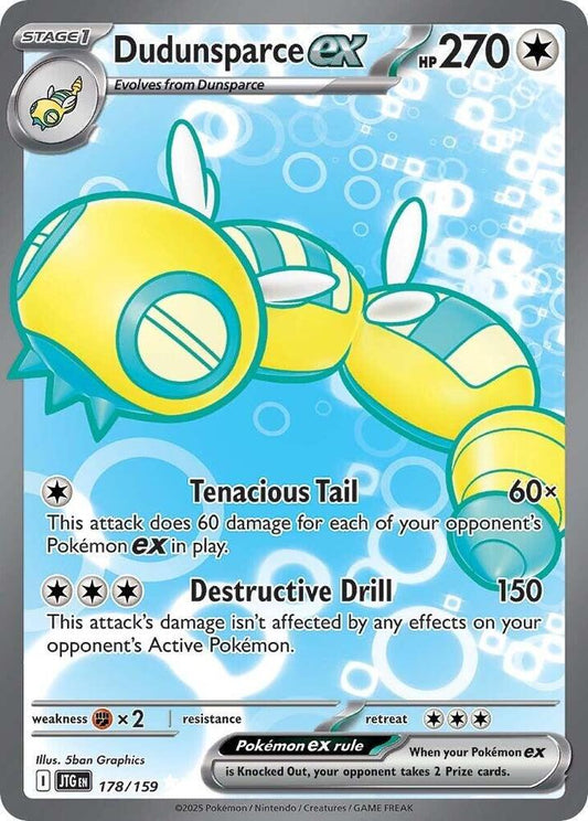 Dudunsparce EX 178/159 - Monster Mart - Pokémon Cards Australia