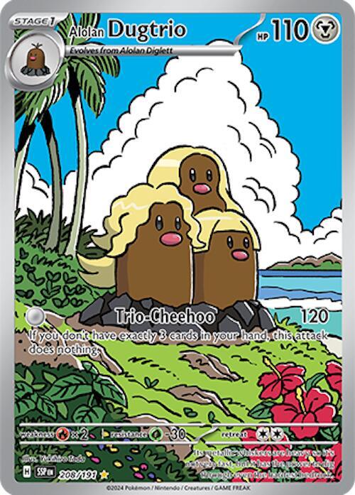 Dugtrio 208/191 - Monster Mart - Pokémon Cards Australia