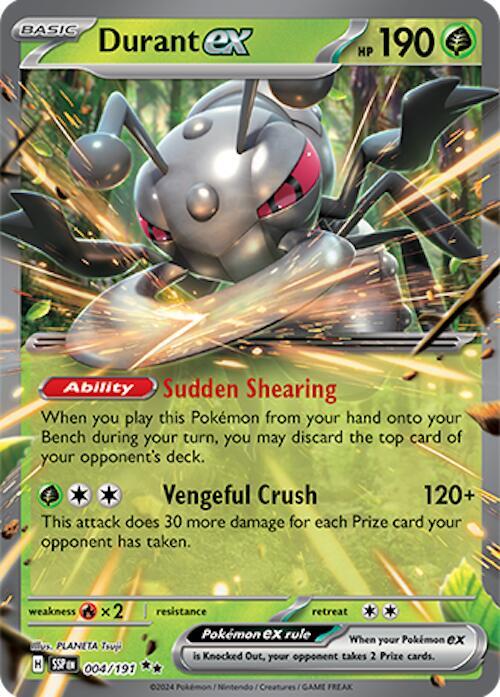 Durant EX 004/191 - Monster Mart - Pokémon Cards Australia