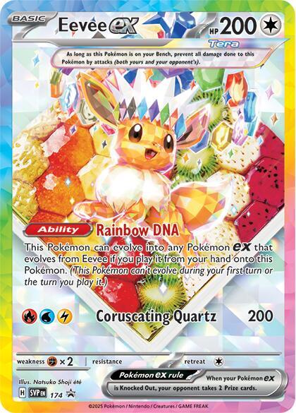 Eevee EX 174 - Monster Mart - Pokémon Cards Australia